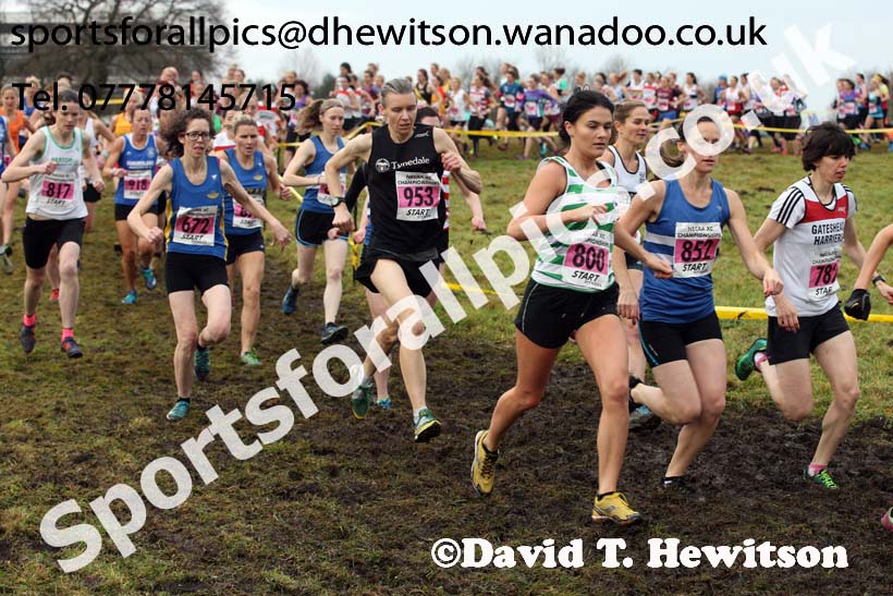 Senior womens North Eastern Cross Country, Aykley Heads, Durham. Photo: David T. Hewitson/Sports for All Pics
